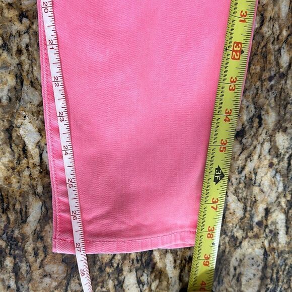 J Brand Pink High Rise Skinny Leg Jeans Size 32 - Picture 7 of 9